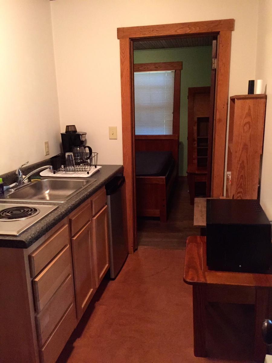Cottages and dormitories at MLBS - Kitchenette